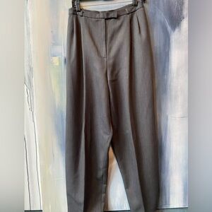 VTG Kathie Lee Collection Gray Wide Leg High Rise Pants Size 22W